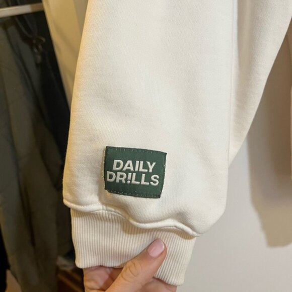 Daily Drills Sand Oversized Crewneck XS/S - Picture 2 of 4